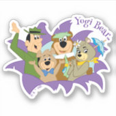Yogi Beer en vrienden verrassen Sticker (Voorkant)