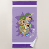 Yogi Beer en vrienden verrassen Strandlaken (Voorkant)