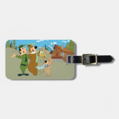 Yogi Beer en vrienden warm welkom Bagagelabel (Voorkant horizontaal)