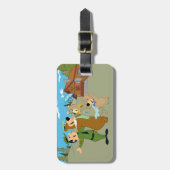 Yogi Beer en vrienden warm welkom Bagagelabel (Voorkant verticaal)