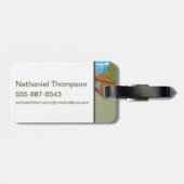 Yogi Beer en vrienden warm welkom Bagagelabel (Achterkant horizontaal)