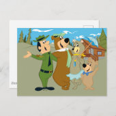 Yogi Beer en vrienden warm welkom Briefkaart (Voorkant / Achterkant)