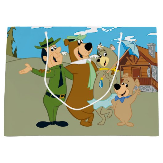 Yogi Beer en vrienden warm welkom Groot Cadeauzakje (Voorkant)