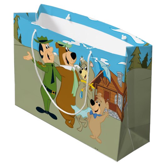 Yogi Beer en vrienden warm welkom Groot Cadeauzakje (Achterkant Gekanteld)