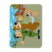 Yogi Beer en vrienden warm welkom Magneet (Verticaal)