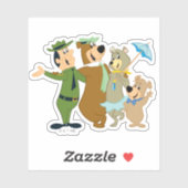 Yogi Beer en vrienden warm welkom Sticker (Vel)
