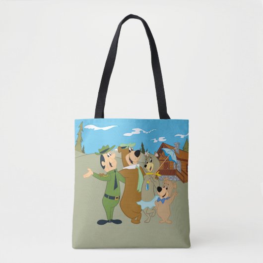 Yogi Beer en vrienden warm welkom Tote Bag (Voorkant)