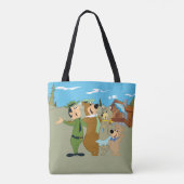 Yogi Beer en vrienden warm welkom Tote Bag (Achterkant)