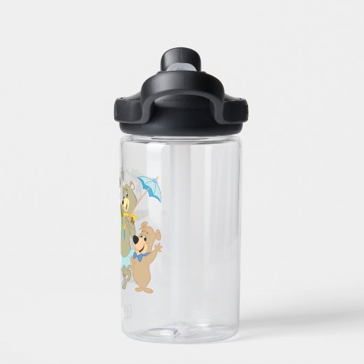 Yogi Beer en vrienden warm welkom Waterfles (Achterkant)