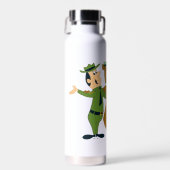Yogi Beer en vrienden warm welkom Waterfles (Voorkant)