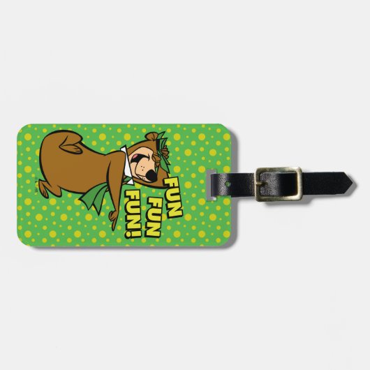 Yogi Beer Fun Fun Fun Bagagelabel (Voorkant horizontaal)