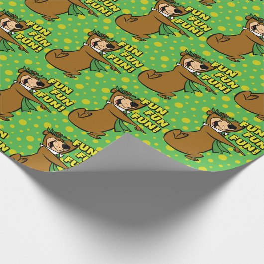 Yogi Beer Fun Fun Fun Cadeaupapier (Hoek)