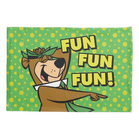 Yogi Beer Fun Fun Fun Kussensloop (Achterkant)