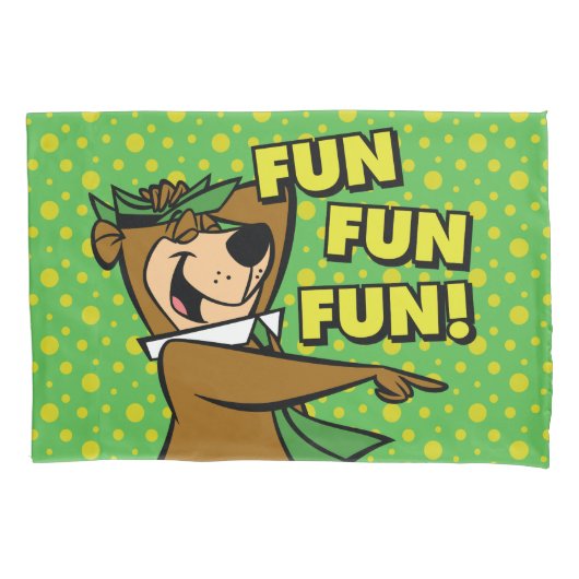 Yogi Beer Fun Fun Fun Kussensloop (Voorkant)