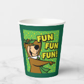 Yogi Beer Fun Fun Fun Papieren Bekers (Voorkant)