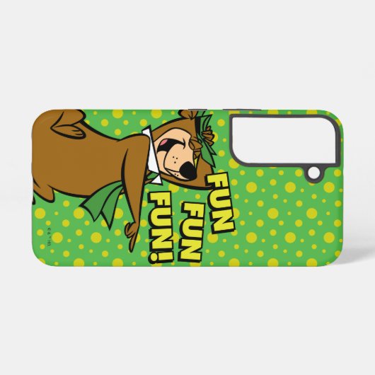 Yogi Beer Fun Fun Fun Samsung Galaxy Hoesje (Achterkant horizontaal)