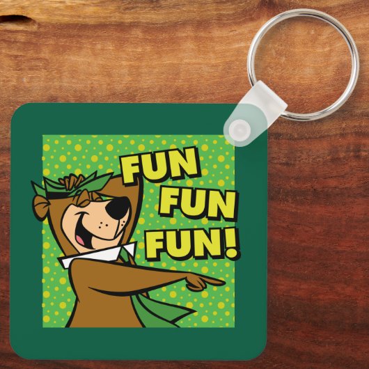 Yogi Beer Fun Fun Fun Sleutelhanger (Achterkant)