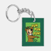 Yogi Beer Fun Fun Fun Sleutelhanger (Voorkant Links)