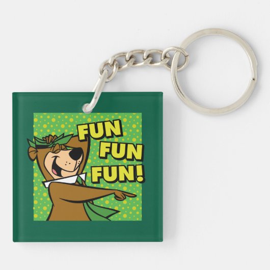 Yogi Beer Fun Fun Fun Sleutelhanger (Achterkant)