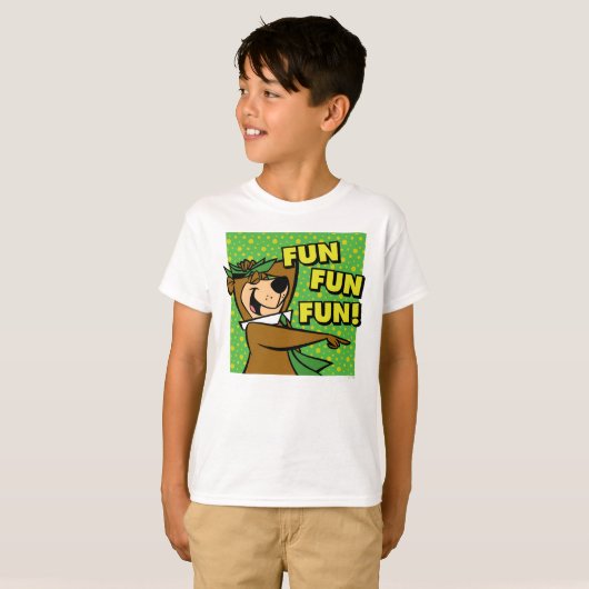 Yogi Beer Fun Fun Fun T-shirt (Voorkant volledig)