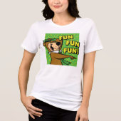 Yogi Beer Fun Fun Fun Tri-Blend Shirt (Voorkant)