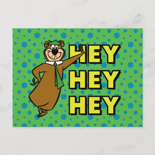 Yogi Beer Hey Hey Hey Hey Briefkaart (Voorkant)