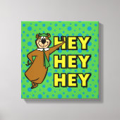 Yogi Beer Hey Hey Hey Hey Canvas Afdruk (Voorkant)