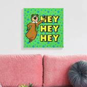Yogi Beer Hey Hey Hey Hey Canvas Afdruk (Insitu (Woonkamer))