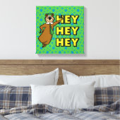Yogi Beer Hey Hey Hey Hey Canvas Afdruk (Insitu (Slaapkamer))