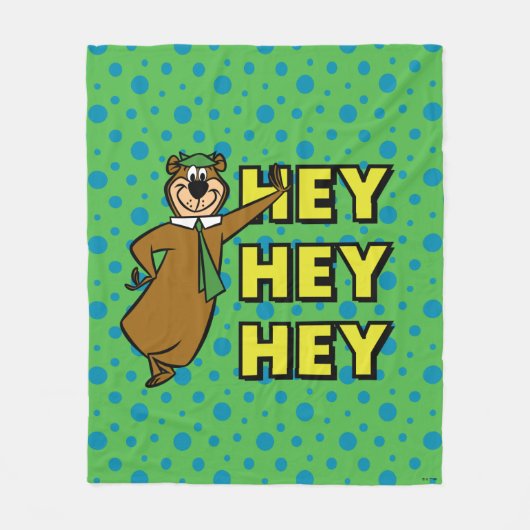Yogi Beer Hey Hey Hey Hey Fleece Deken (Voorkant)
