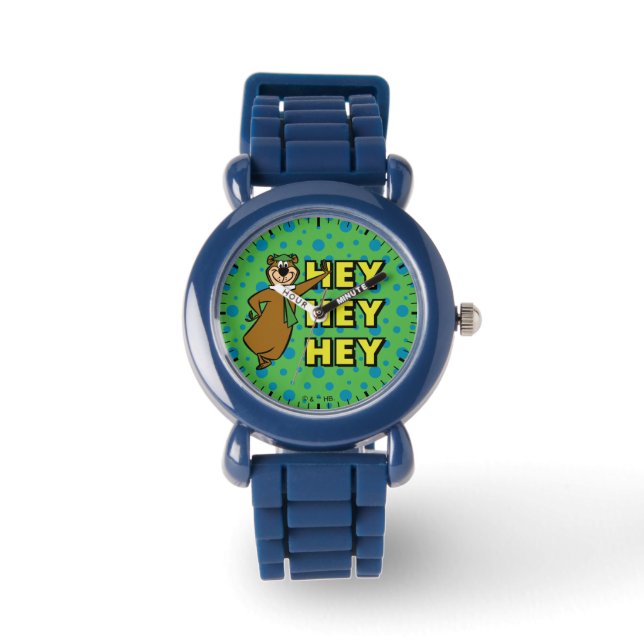 Yogi Beer Hey Hey Hey Hey Horloge (Voorkant)