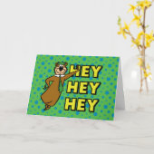 Yogi Beer Hey Hey Hey Hey Kaart (Gele Bloem)