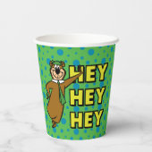 Yogi Beer Hey Hey Hey Hey Papieren Bekers (Achterkant)