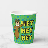 Yogi Beer Hey Hey Hey Hey Papieren Bekers (Voorkant)