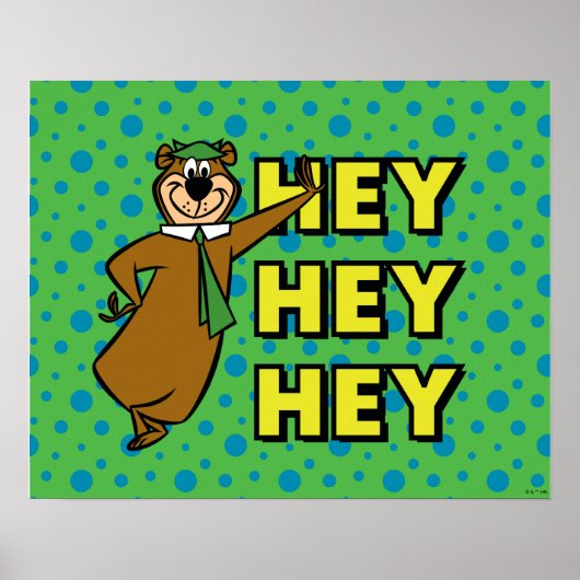 Yogi Beer Hey Hey Hey Hey Poster (Voorkant)