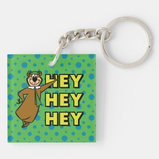 Yogi Beer Hey Hey Hey Hey Sleutelhanger (Achterkant)