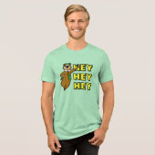 Yogi Beer Hey Hey Hey Hey Tri-Blend Shirt (Voorkant volledig)