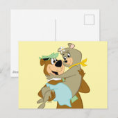 Yogi Beer met Cindy Beer Briefkaart (Voorkant / Achterkant)