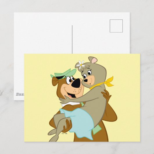 Yogi Beer met Cindy Beer Briefkaart (Voorkant / Achterkant)