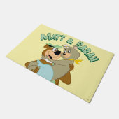 Yogi Beer met Cindy Beer Deurmat (Schuin)