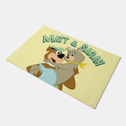 Yogi Beer met Cindy Beer Deurmat (Schuin)