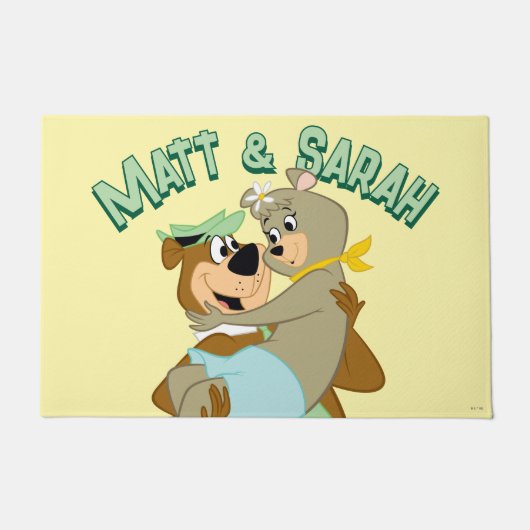 Yogi Beer met Cindy Beer Deurmat (Voorkant)