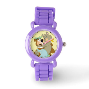 Yogi Beer met Cindy Beer Horloge