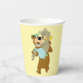 Yogi Beer met Cindy Beer Papieren Bekers (Achterkant)