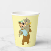 Yogi Beer met Cindy Beer Papieren Bekers (Voorkant)