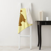 Yogi Beer met Cindy Beer Sherpa Deken (In situ)