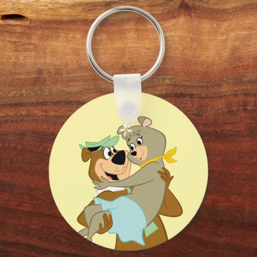 Yogi Beer met Cindy Beer Sleutelhanger (Achterkant)