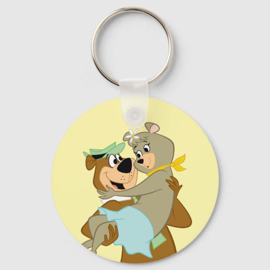 Yogi Beer met Cindy Beer Sleutelhanger (Achterkant)