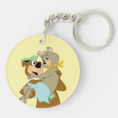 Yogi Beer met Cindy Beer Sleutelhanger (Achterkant)