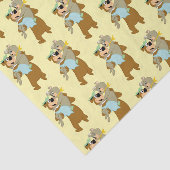 Yogi Beer met Cindy Beer Tissuepapier (Detail)